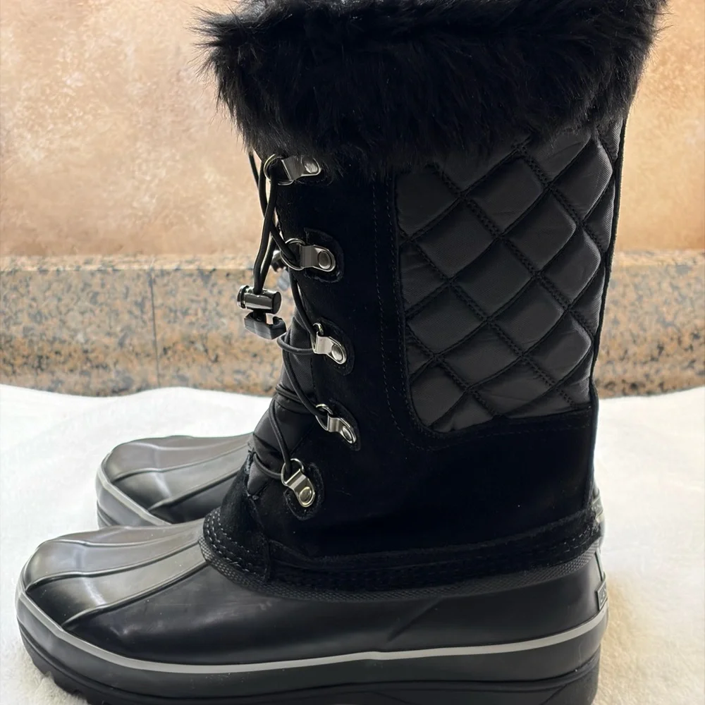 Land's End Quilted Boots